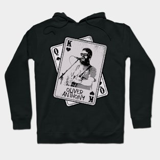 Retro Oliver Anthony Card Style Hoodie